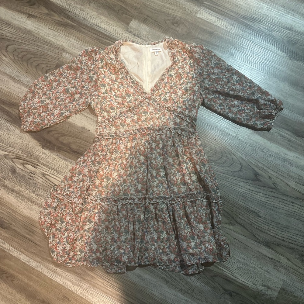 Floral Puff Sleeve Dress